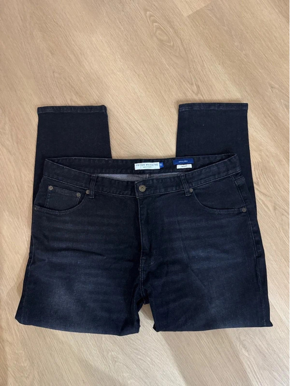 Peter Manning Johnny Stretch Jeans Black Men’s Stretch Denim
